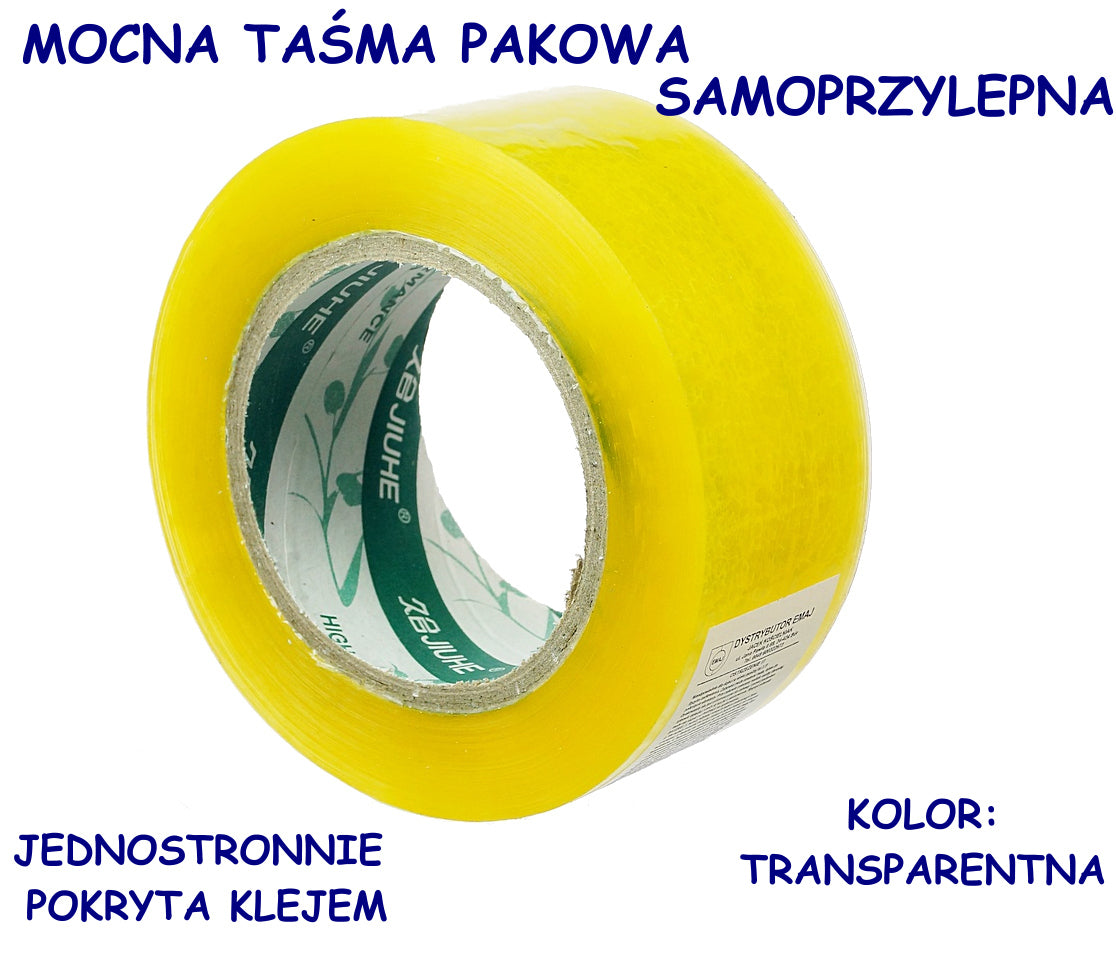 TAŚMA KLEJĄCA TRANSPARENTNA RÓŻNE ROZMIARY E2416 EMAJ