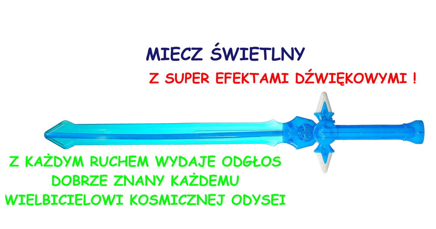 MIECZ ŚWIETLNY MIX KOLORÓW ŚWIECI 62CM ŚWIECĄCE E1320 EMAJ