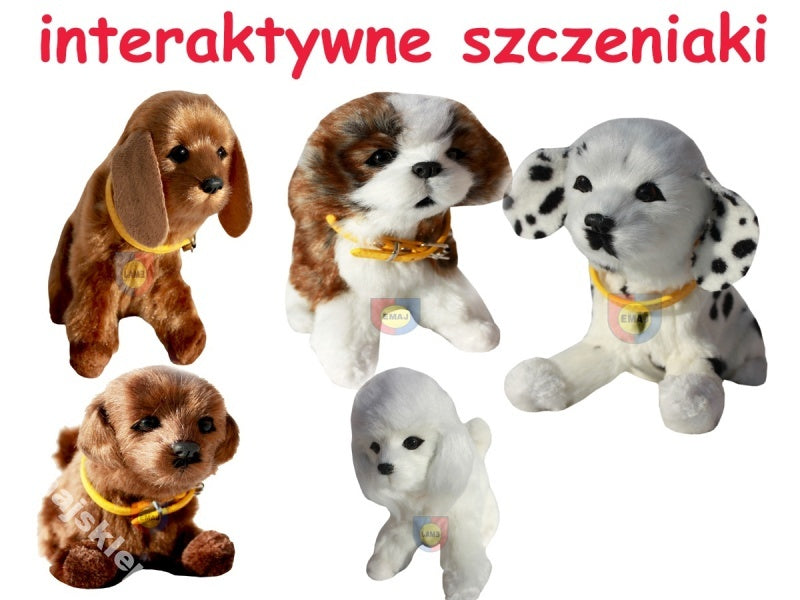PIESEK INTERAKTYWNY NA FOTO KOMÓRKĘ SZCZENIAK PIES SZCZEKA EMAJ E1570