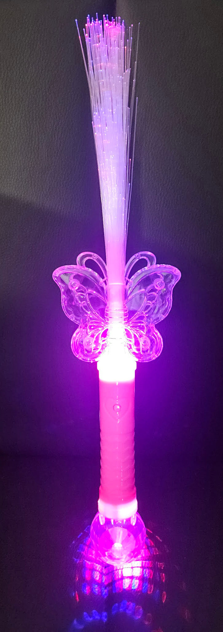 RÓŻDŻKA LED MOTYL ANIELSKI WŁOS KULA DISCO 40CM E2091 EMAJ