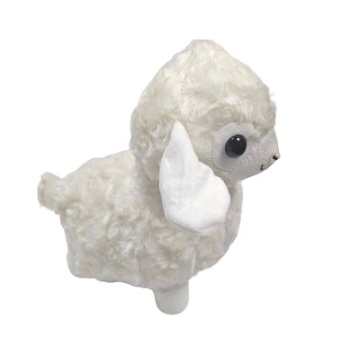 LAMA OWCA DŁUGOUCHA MIĘKKA 25CM KREM E2219 EMAJ