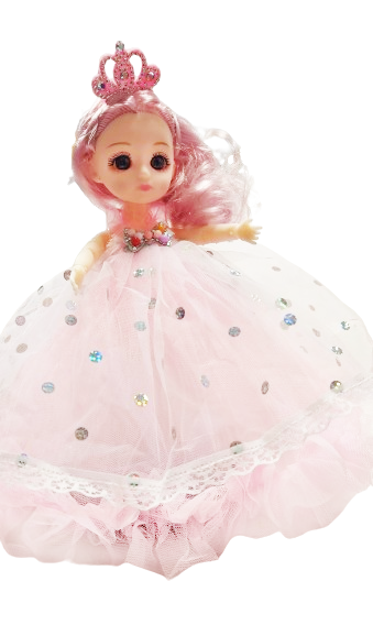 LALKA TAŃCZĄCA W SUKNI BALOWEJ JEŹDZI W KAŻDYM KIERUNKU Z MUZYKĄ 25CM E2015