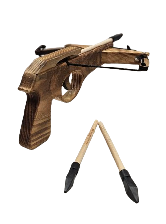 KUSZA SKŁADANA KRÓTKA 3STRZAŁY GUMOWE WYKOŃCZENIA 30CM E2194 EMAJ