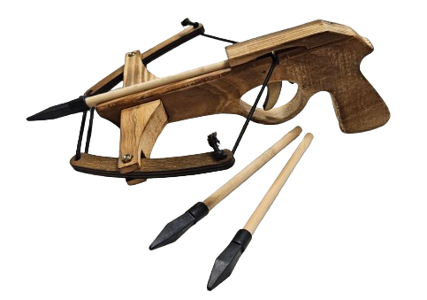 KUSZA SKŁADANA KRÓTKA 3STRZAŁY GUMOWE WYKOŃCZENIA 30CM E2194 EMAJ
