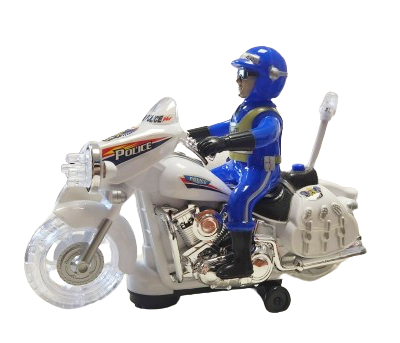 MOTOR Z POLICJANTEM DŻWIĘKI ŚWIATŁA ODGŁOSY POLICYJNE ZATRZYMANIE 23CM E2012 EMAJ