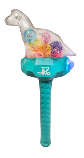RÓŻDŻKA DINOZAUR ŚWIECĄCA Z DŹWIĘKIEM 30CM E2480 EMAJ