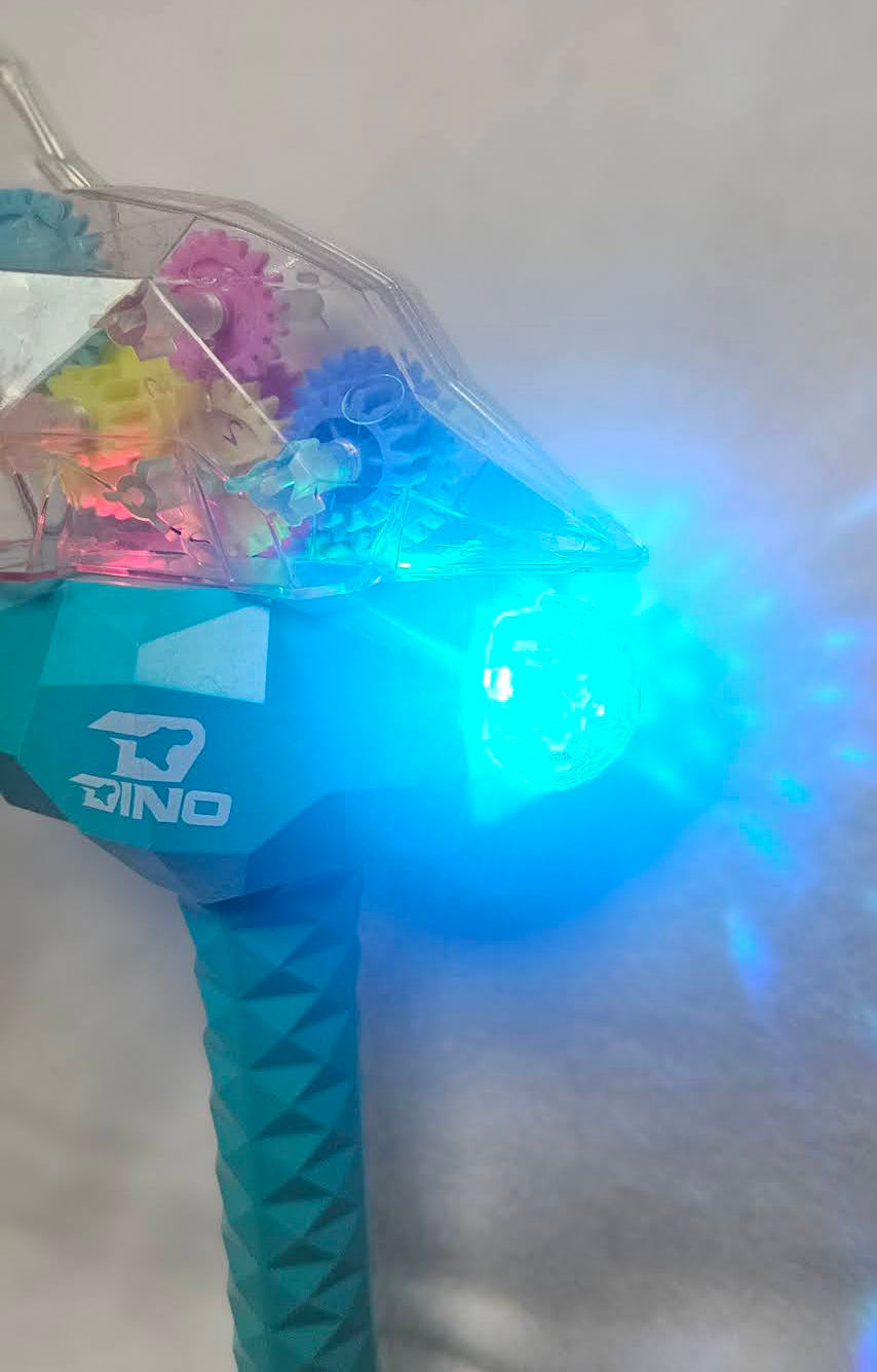 RÓŻDŻKA DINOZAUR ŚWIECĄCA Z DŹWIĘKIEM 30CM E2480 EMAJ
