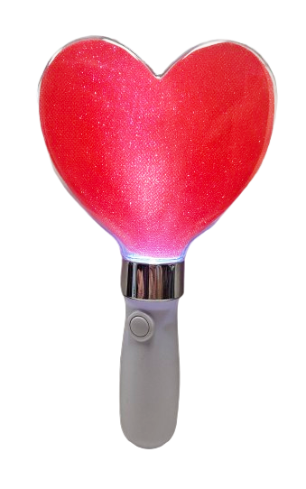 SERCE PAŁKA ŚWIECĄCA 3 TRYBY ŚWIECENIA KOLORY 20cm E2483 EMAJ