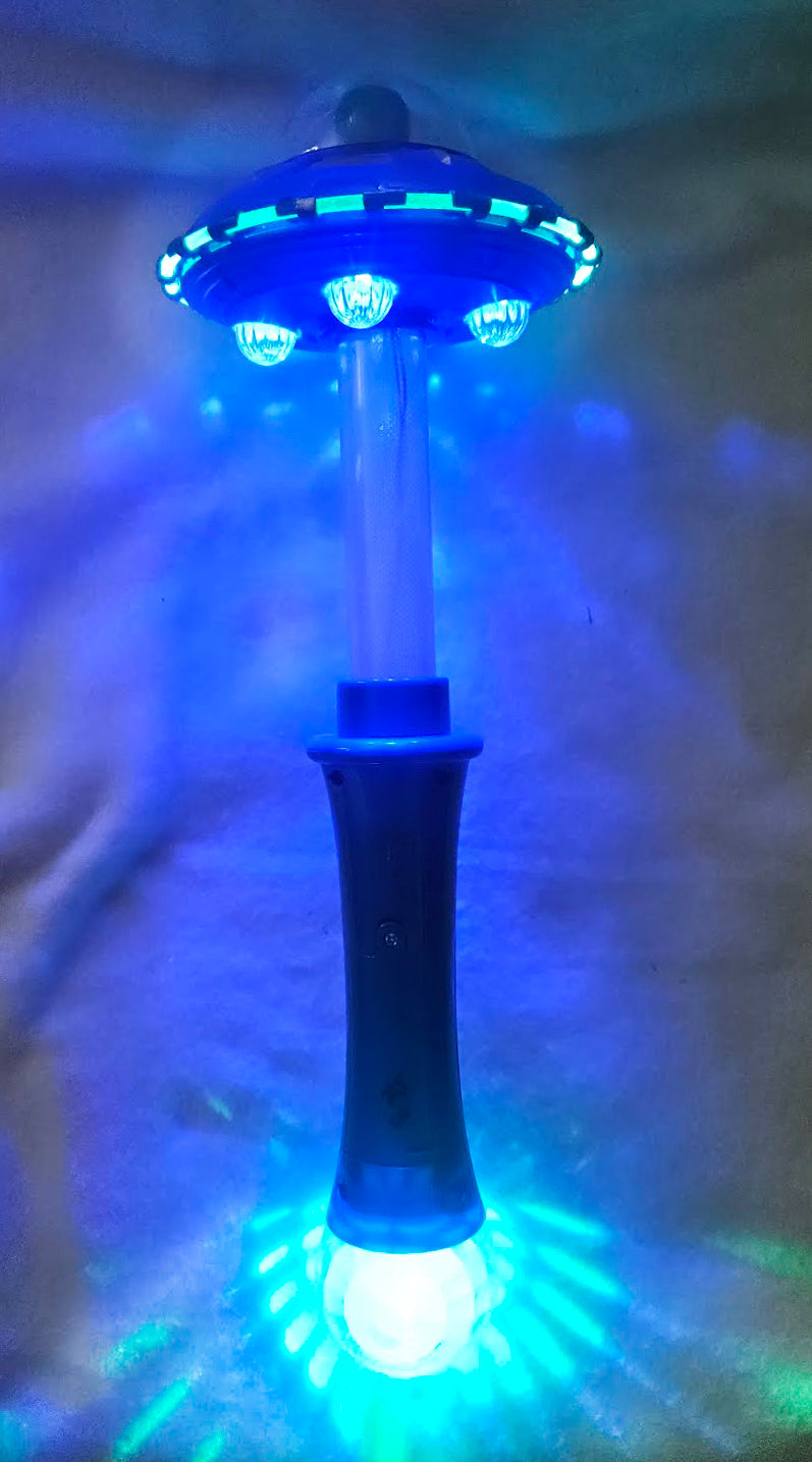ROŻDŻKA ŚWIECĄCA LATAJĄCE UFO ŚWIECĄCE KULA LED DISCO E2471 EMAJ