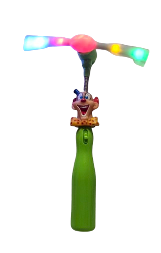 WIATRACZEK ŚWIECĄCY Z KLAUNEM Z DŹWIĘKIEM 32CM E2612 EMAJ