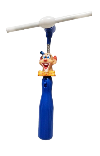 WIATRACZEK ŚWIECĄCY Z KLAUNEM Z DŹWIĘKIEM 32CM E2612 EMAJ