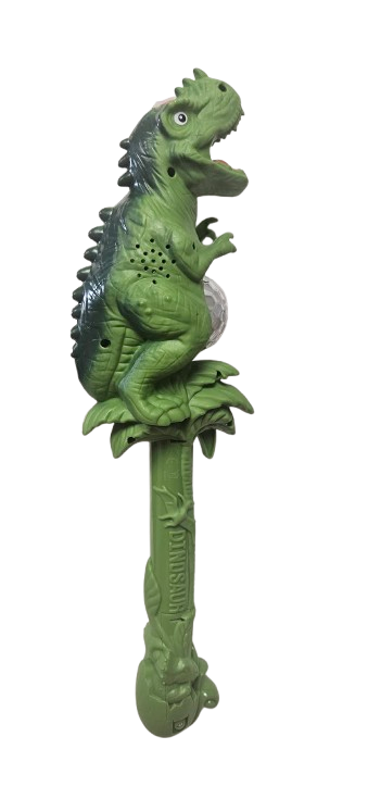 ŚWIECĄCY ZIEJĄCY SMOK DYMEM DINOZAUR 37CM RÓŻDŻKA MIECZ E2478
