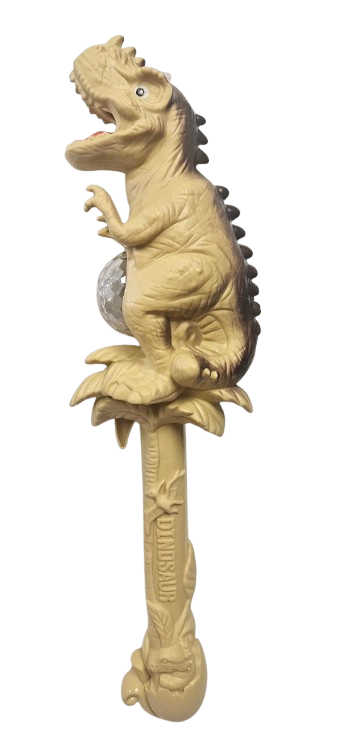 ŚWIECĄCY ZIEJĄCY SMOK DYMEM DINOZAUR 37CM RÓŻDŻKA MIECZ E2478