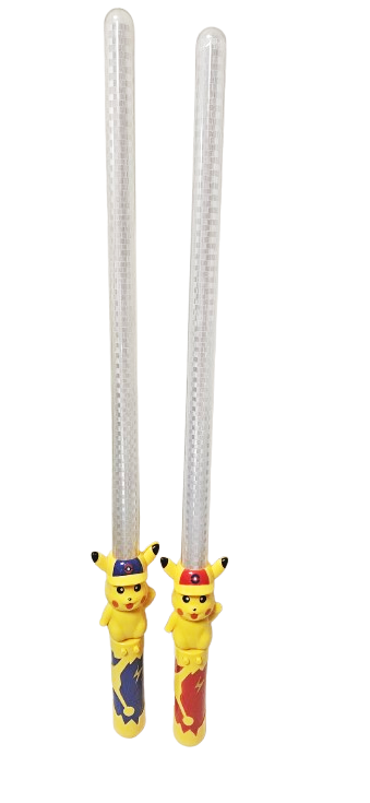 MIECZ ŚWIECĄCY ŻÓŁTY PODWÓJNY DŻWIĘK 120CM BATUTA E2459 EMAJ