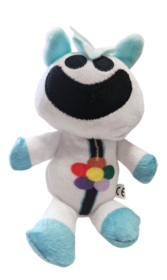 BRELOK MASKOTKA SMILING CRITTERS CATNAP 15CM E2495 emaj