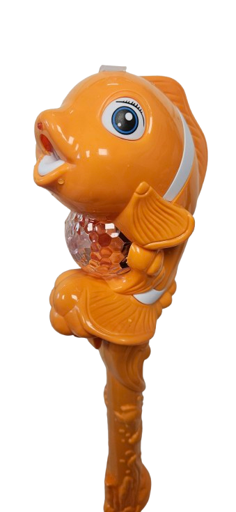 RÓŻDŻKA RYBKA NEMO Z PARĄ WODNĄ ŚWIATEŁKA LED DŹWIĘK 34CM E2477 EMAJ