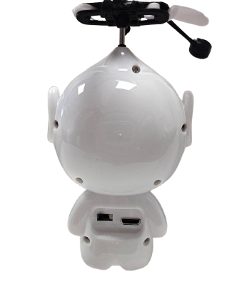 LATAJĄCY KOSMONAUTA ŚMIGIEŁKO WIRUJE NAD DŁONIĄ 15CM E2055 EMAJ