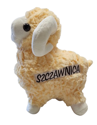 BARANEK BARAN BECZĄCY OWCA SZCZAWNICA 30CM E2222/1 EMAJ