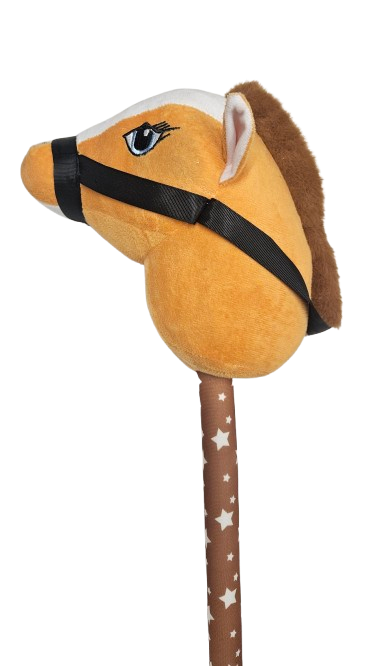 KOŃ NA KIJU KONIK HORSE 70CM DWA KOLORY E2229 EMAJ