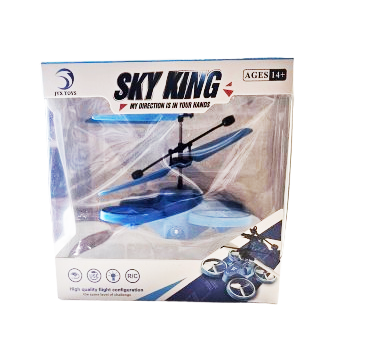LEWITUJĄCY HELIKOPTER LATAJĄCY NAD DŁONIĄ 4 KOLORY E2060 EMAJ