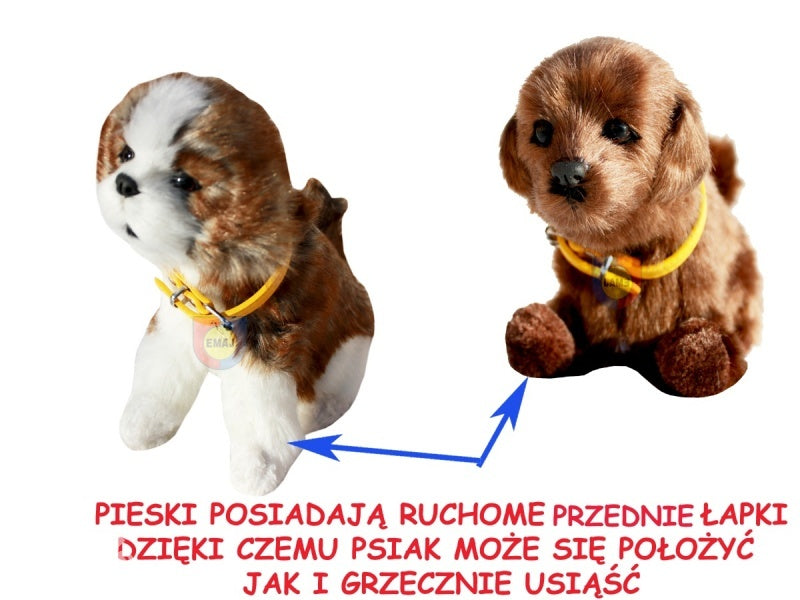 PIESEK INTERAKTYWNY NA FOTO KOMÓRKĘ SZCZENIAK PIES SZCZEKA EMAJ E1570