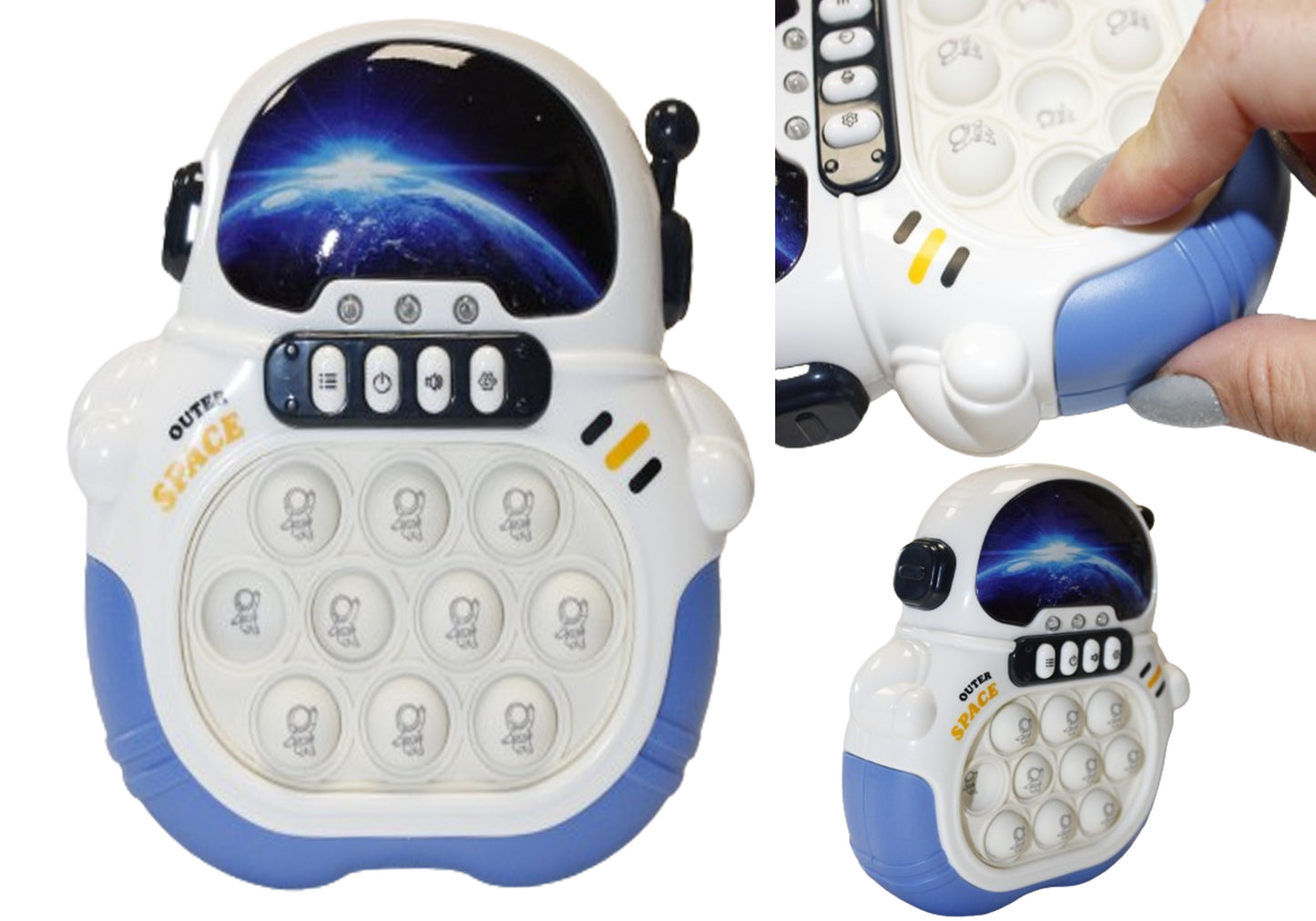GRA POPPIT KOSMONAUTA GRA ZRĘCZNOŚCIOWA 15CM MUZYKA LEDY E2111 EMAJ