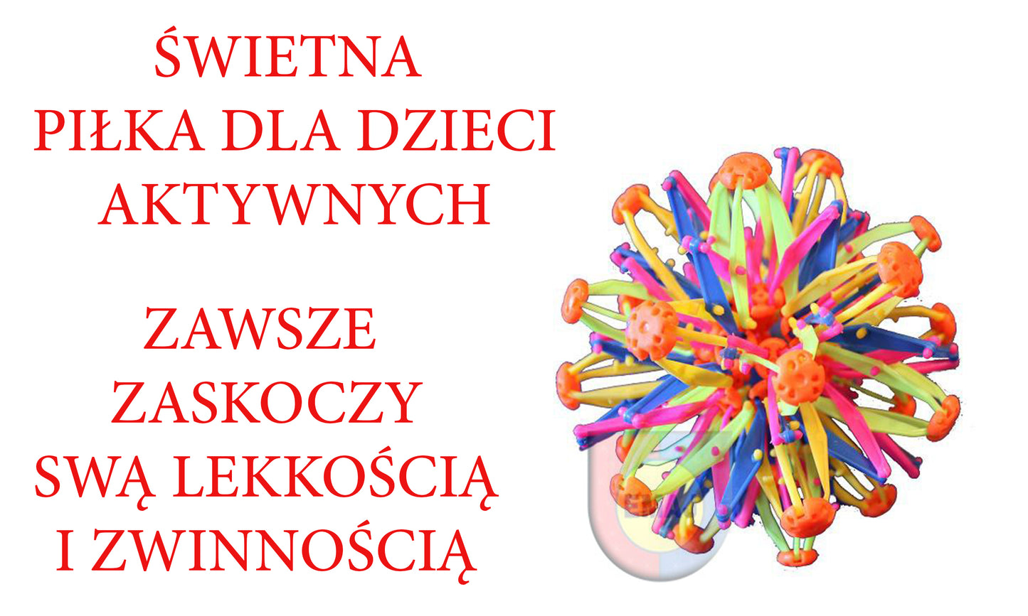 PIŁKA ROZKŁADANA JEŻYK ROZMIAR L 32cm E1457