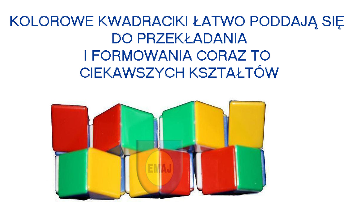 WĄŻ kostka ŁAMIGŁÓWKA snake edukacyjna układanka E0127 EMAJ