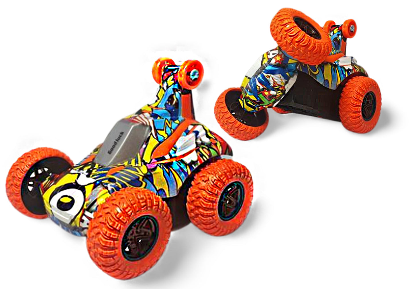 AUTO STUNT KOPYRTEK MUZYKA DŹWIĘKI SZYBKI SPRYTNY 12,5cm E1322 EMAJ