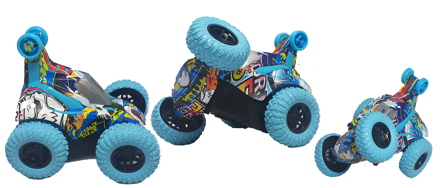 AUTO STUNT KOPYRTEK MUZYKA DŹWIĘKI SZYBKI SPRYTNY 12,5cm E1322 EMAJ