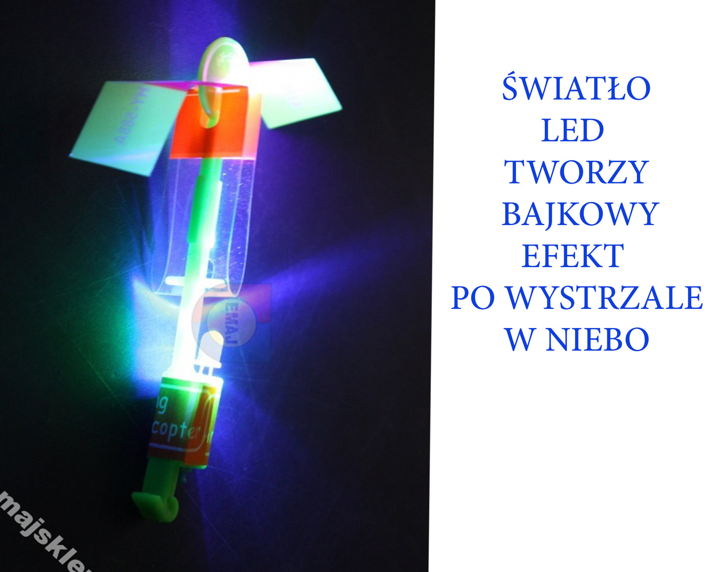STRZELAWKA AWATAREK LOTKA 3 KOLORY ŚWIECĄCE GADŻETY E1505 EMAJ