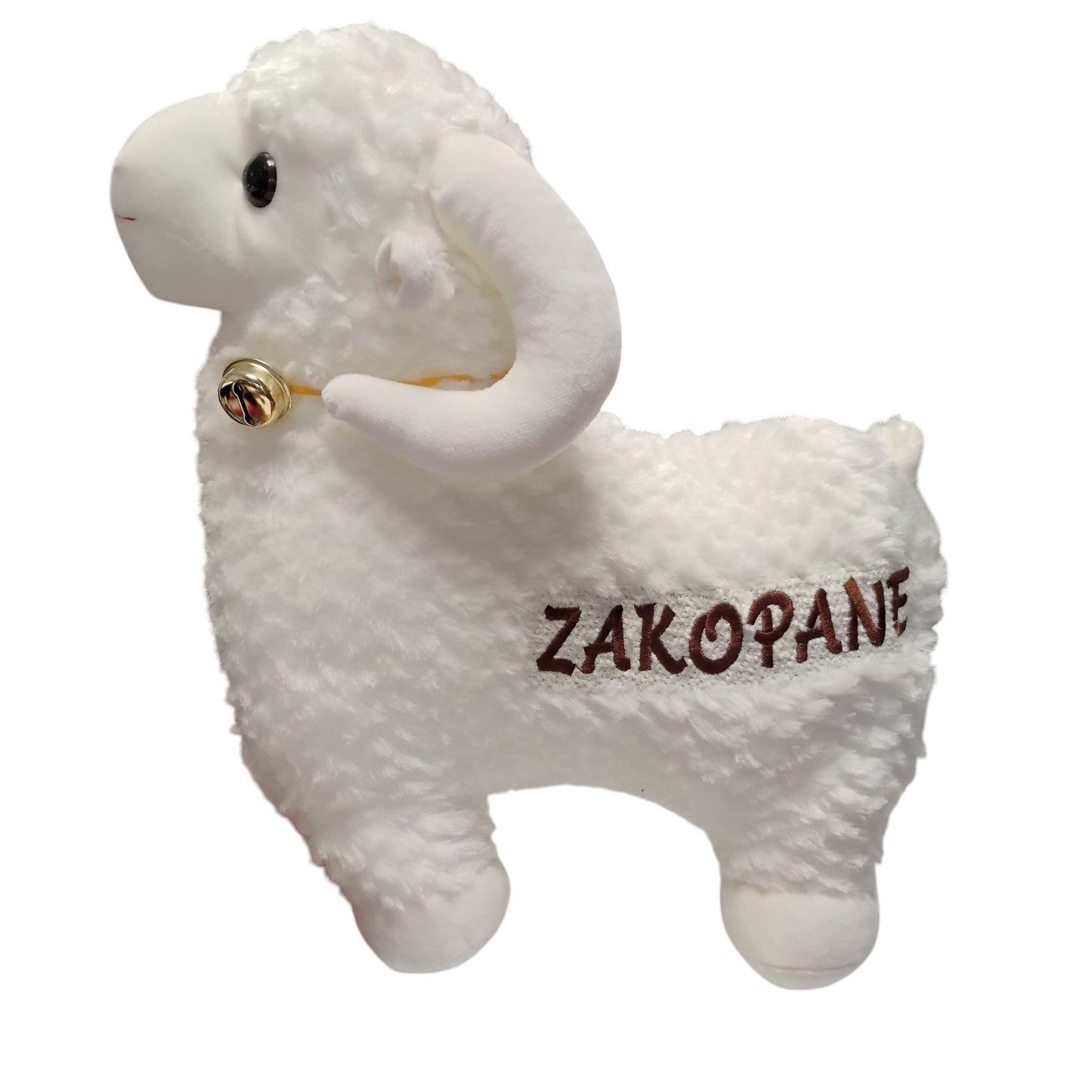 BARANEK Z DZWONKIEM BECZY 42CM Z NAPISEM MIEJSCOWOŚCI DO WYBORU ZAKOPANE E0768 EMAJ