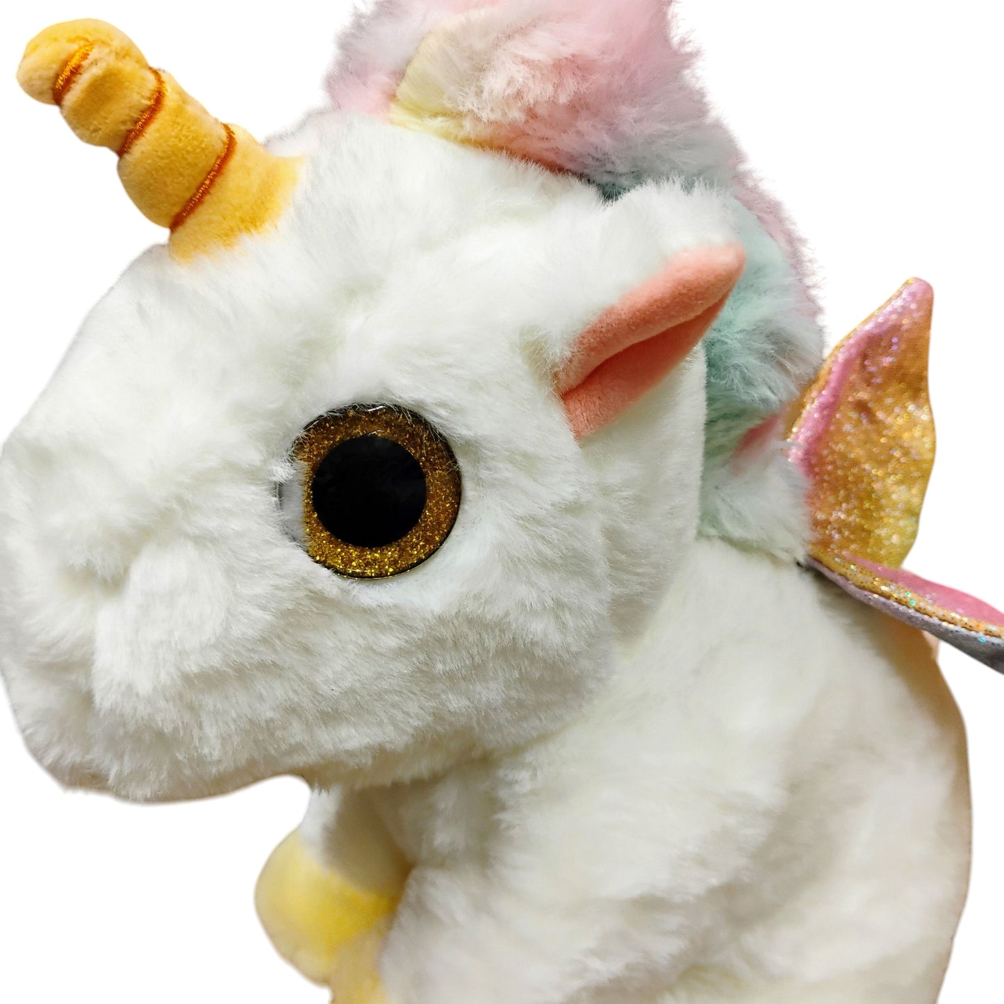 MASKOTKA JEDNOROŻEC PUCHATY UNICORN 25CM 3KOLORY E2214 EMAJ
