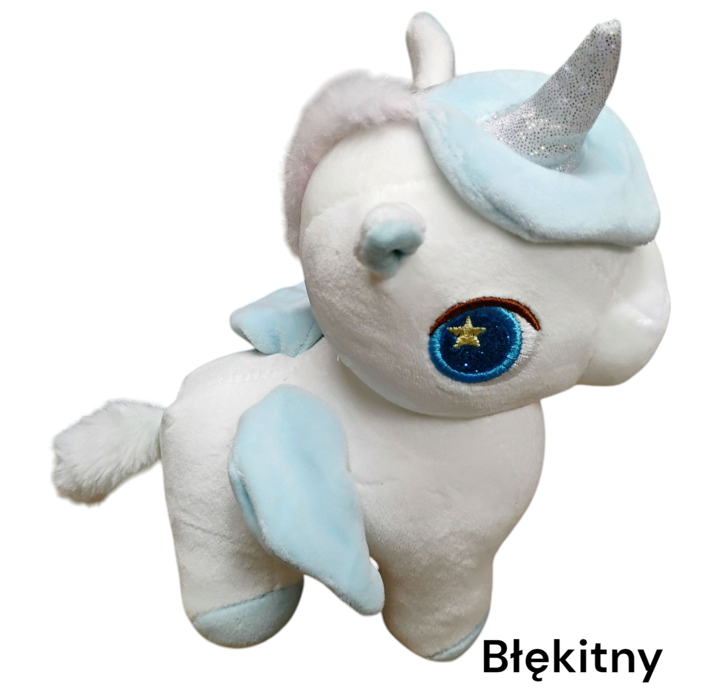 MASKOTKA JEDNOROŻEC UNICORN 23CM DWA KOLORY PRZYSSAWKA E2213 EMAJ