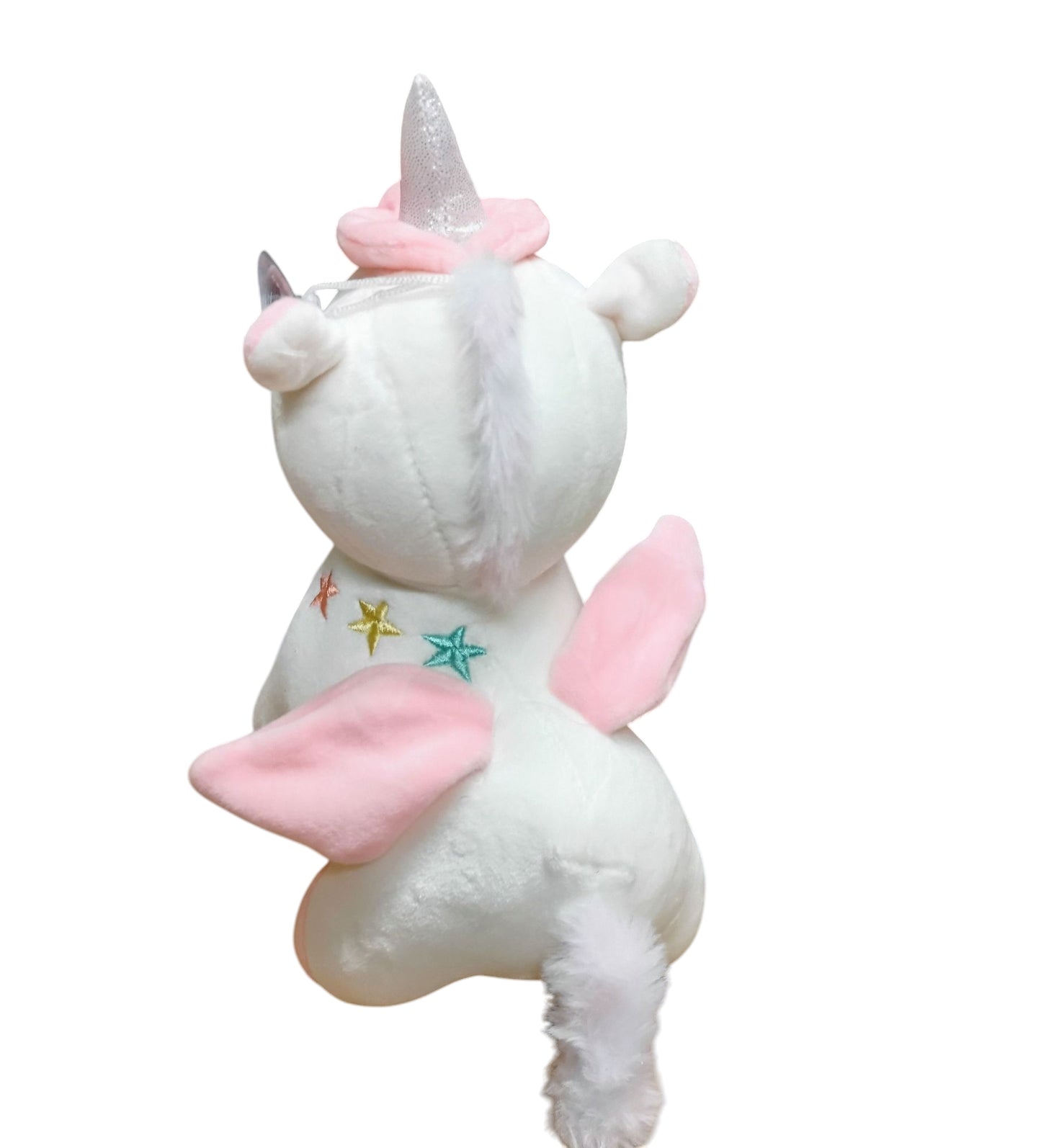 MASKOTKA JEDNOROŻEC UNICORN 23CM DWA KOLORY PRZYSSAWKA E2213 EMAJ