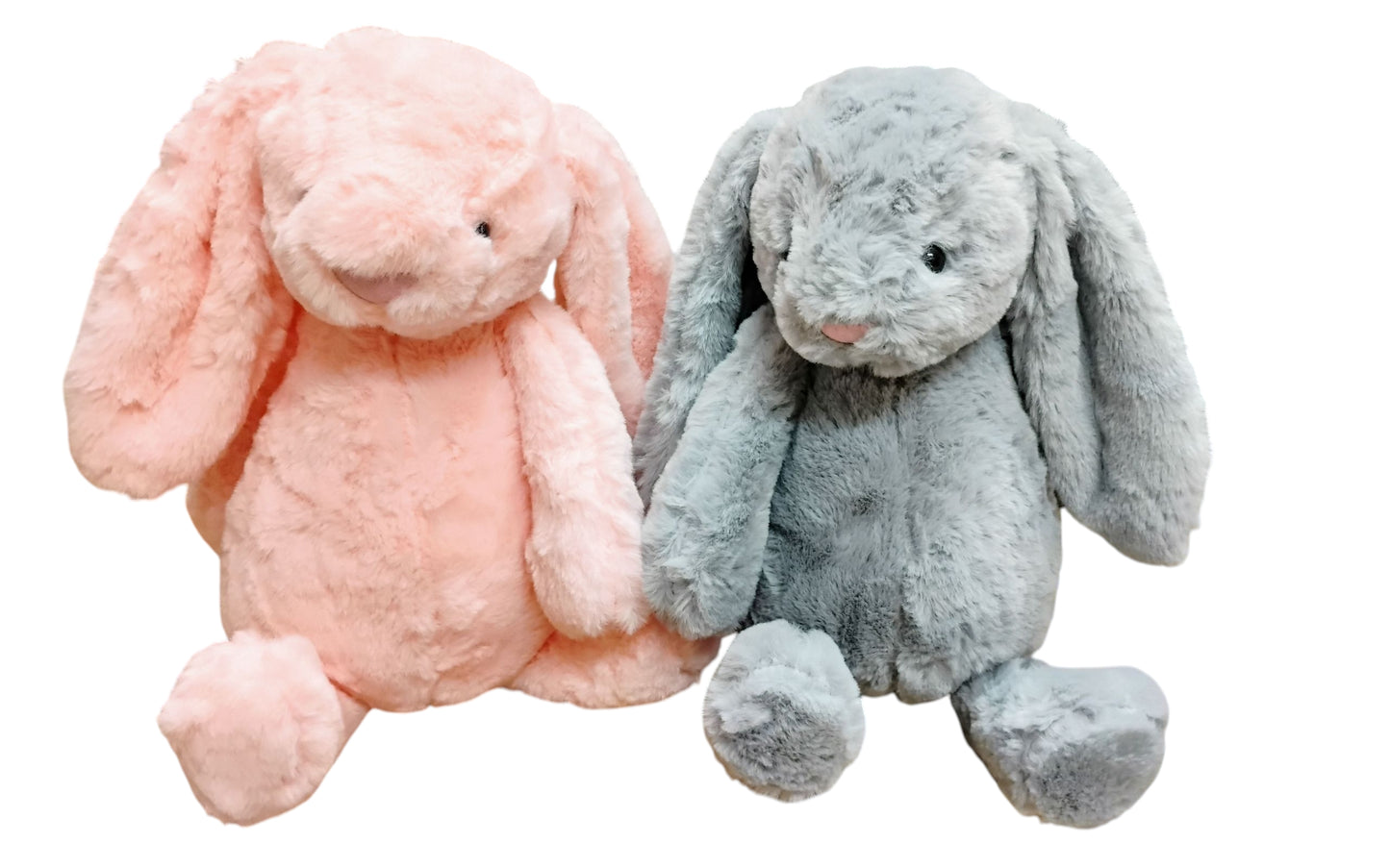 MASKOTKA KRÓLIK PUCHATY DŁUGIE USZY 51CM 4KOLORY E2209 EMAJ