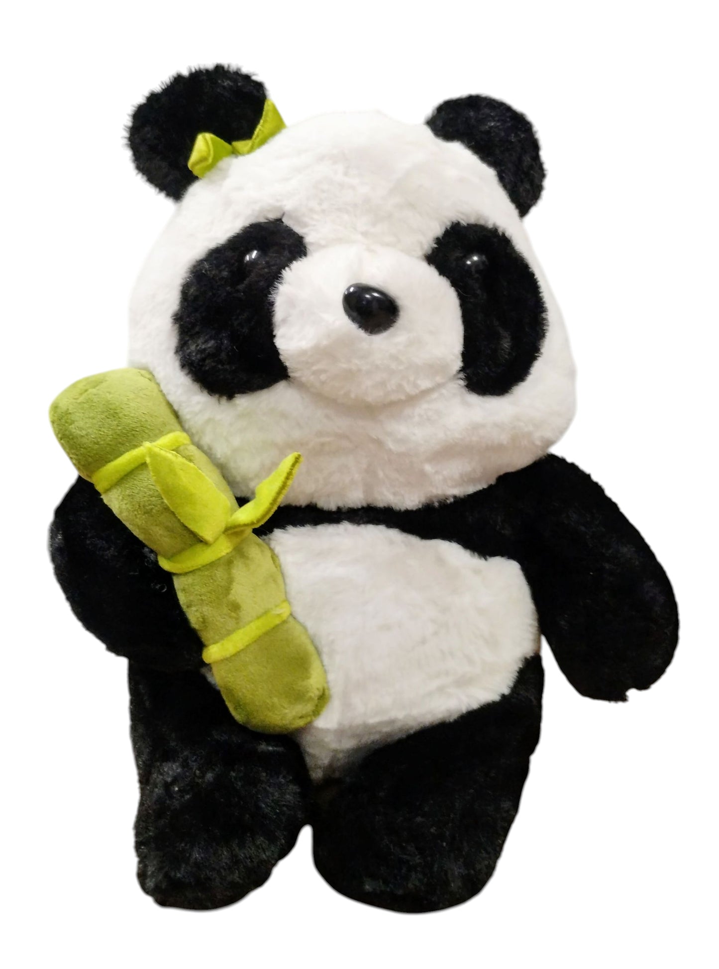 MASKOTKA DLA DZIECI PLUSZAK MIŚ PANDA Z BAMBUSEM 28CM E2640 EMAJ