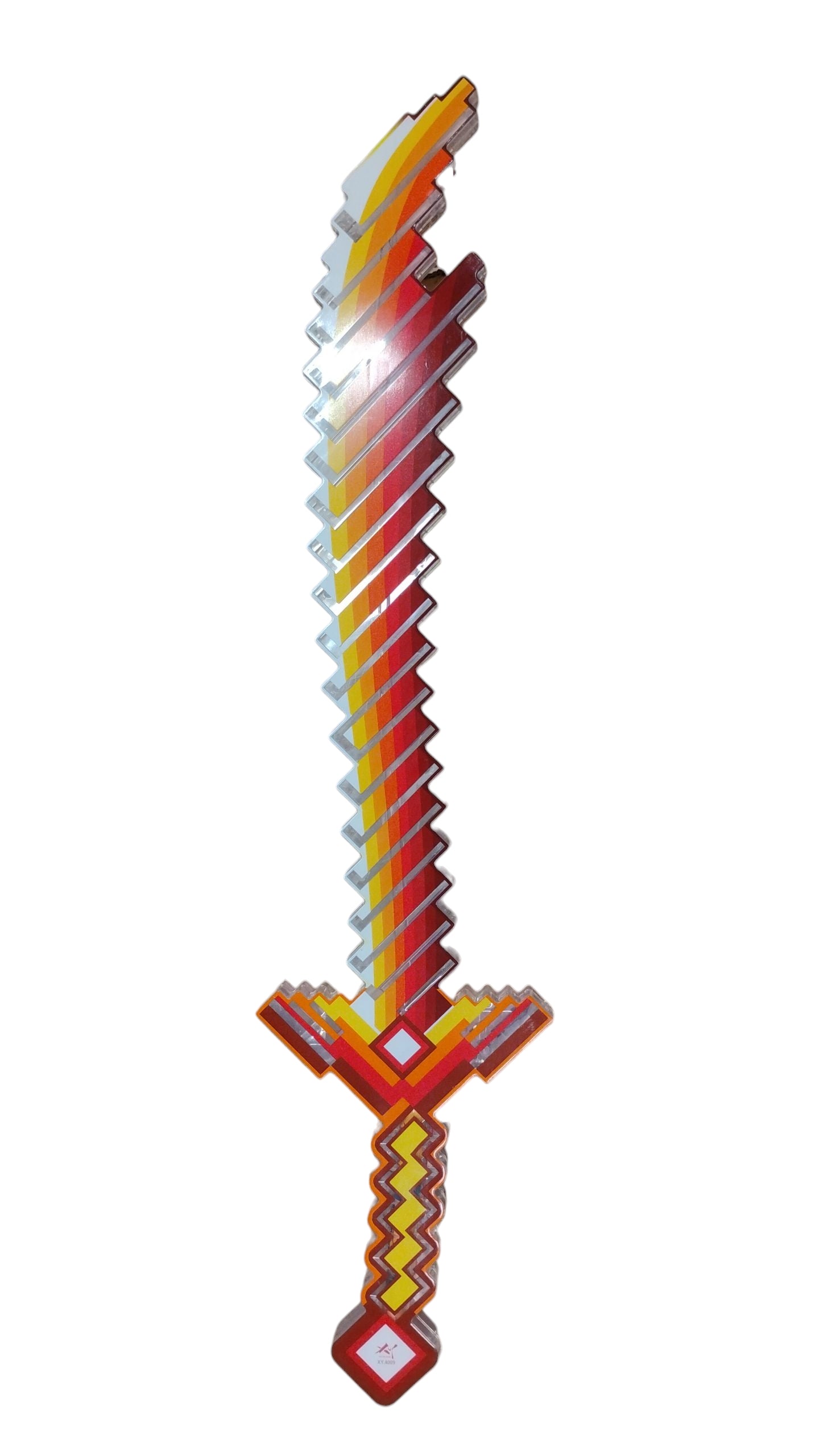 MIECZ ŚWIETLNY PIXELOWY KWADRATY Z DŹWIĘKIEM ŚWIATŁO LED 67CM E2608 EMAJ