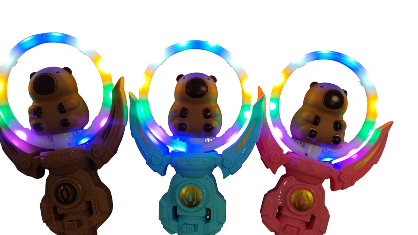 RÓDŻKA ŚWIECĄCA KAPIBARA DŹWIĘK EFEKT ELECTRIC GLOW LED 36CM E2602 EMAJ