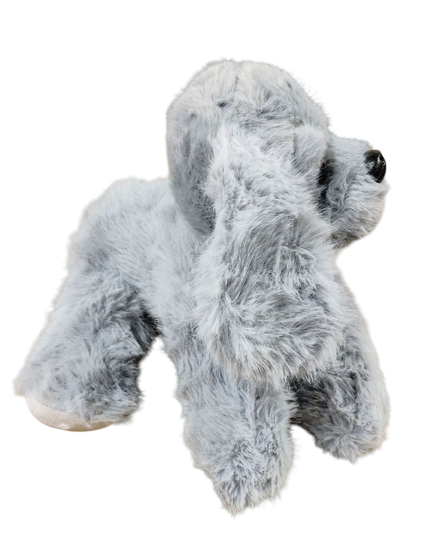 MASKOTKA SENSORYCZNY PLUSZOWY PIESEK Z GROSZKAMI W ŁAPKACH 27CM E2683 EMAJ