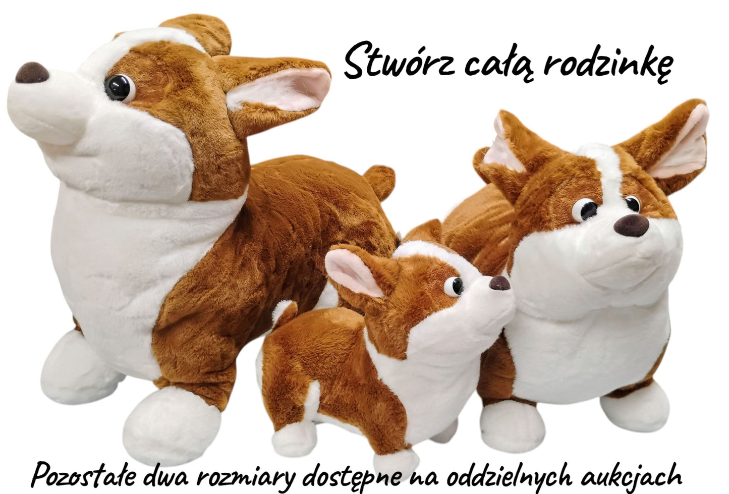 MASKOTKA PLUSZOWY MILUTKI PIESEK CORGI 22CM E2685 EMAJ