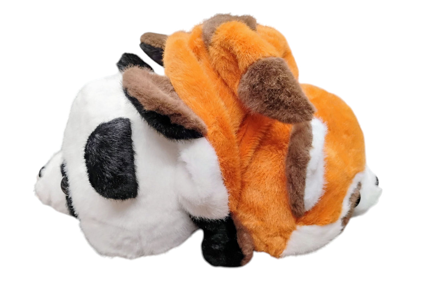MASKOTKA 2W1 PANDA CZERWONA -DWUSTRONNA ZABAWKA PLUSZOWA 30CM E2664 EMAJ