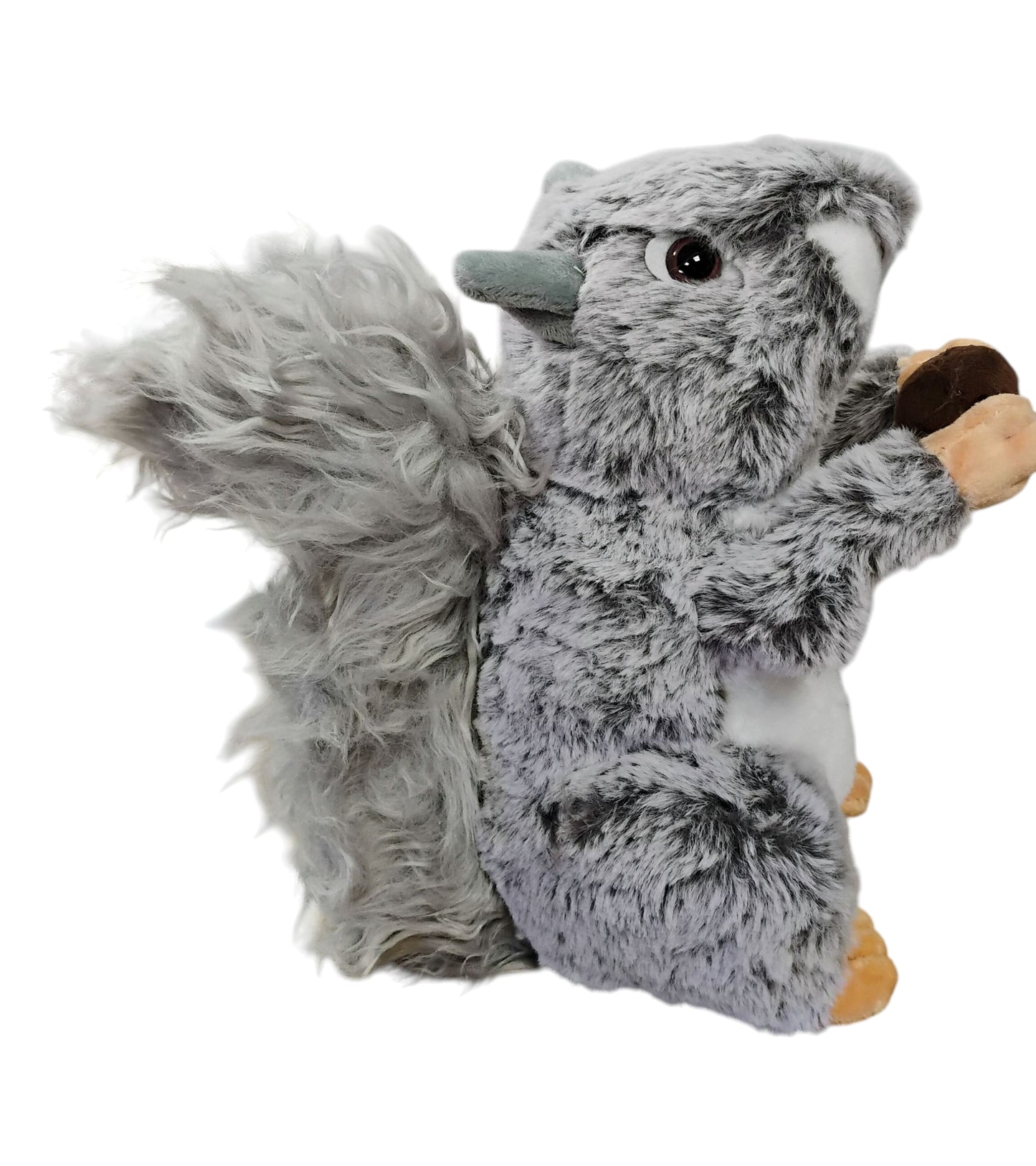 MASKOTKA WIEWIÓRKA Z ORZESZKIEM PLUSZ 18CM MIĘKKI UROCZY PLUSZAK E2721 EMAJ