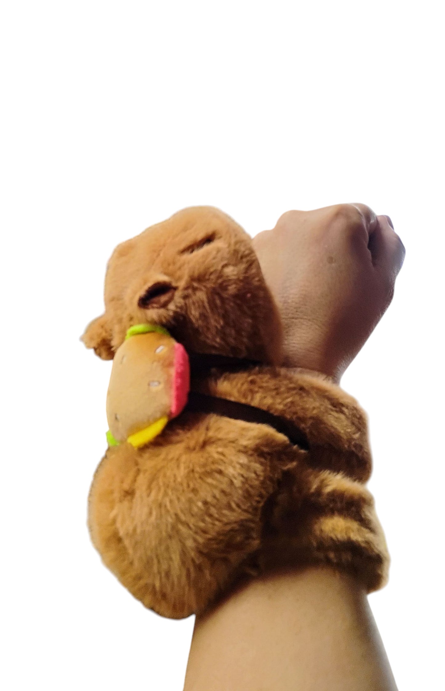 KAPIBARA HIT OPASKA MASKOTKA NA RĘKĘ 18cm – FRYTKI BURGER SPORTY E2764 EMAJ