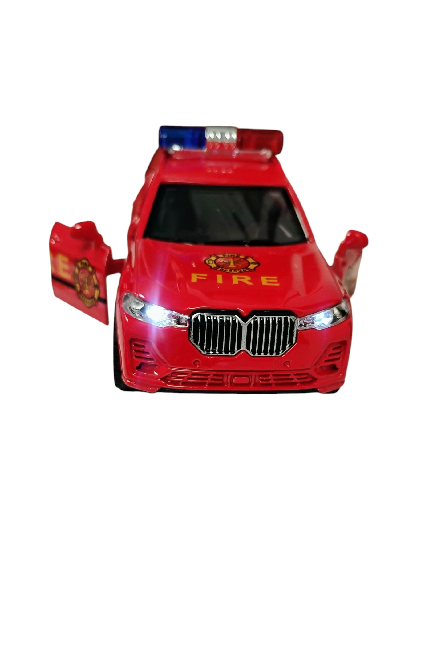 AUTO METAL 12CM POLICJA STRAŻ AMBULANS PULL-BACK DŹWIĘK,SWIATŁA E2521 EMAJ