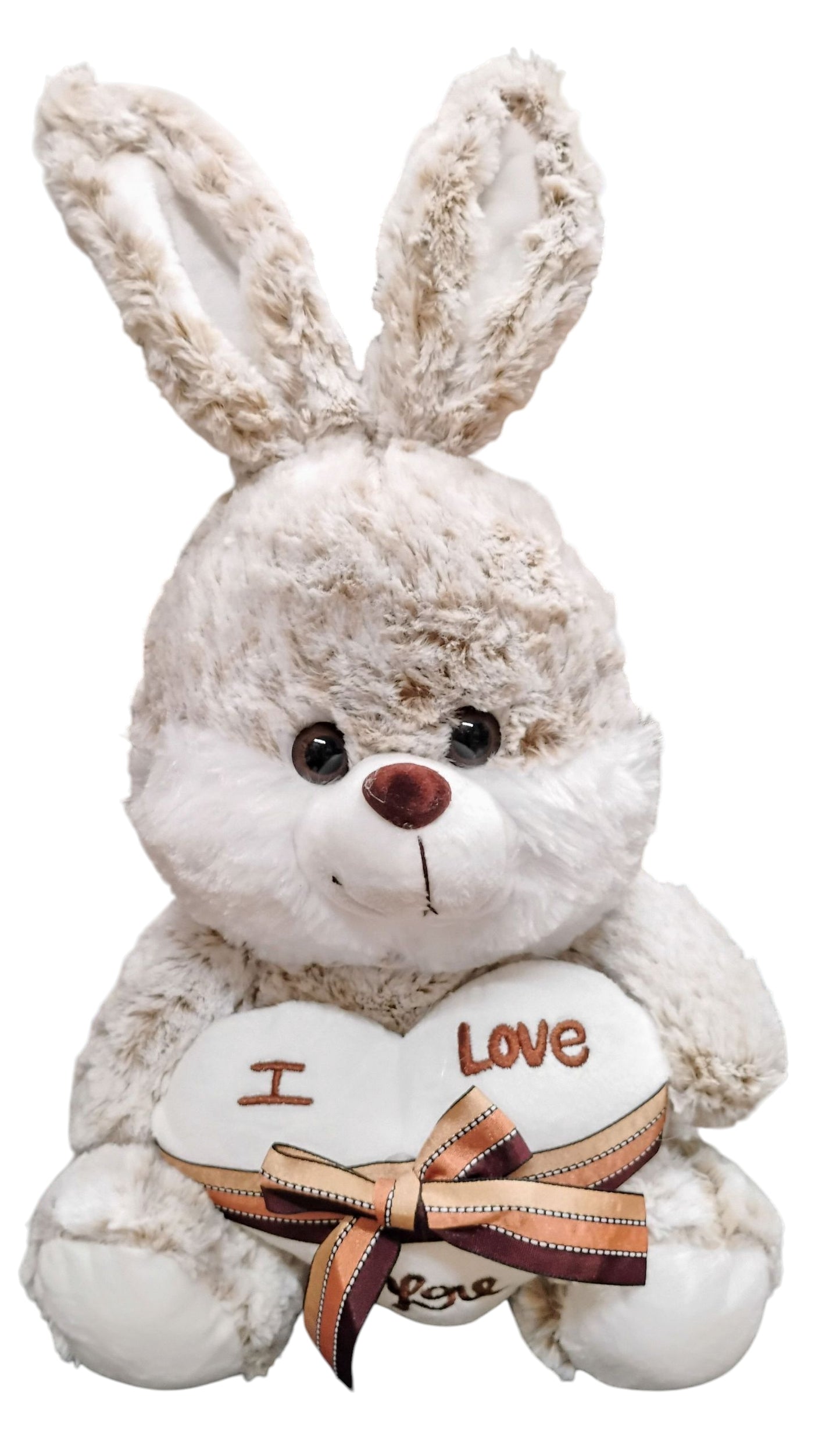 PLUSZOWY KRÓLIK Z SERCEM I LOVE YOU DUŻA MASKOTKA KRÓLIŚ 42CM E2506 EMAJ