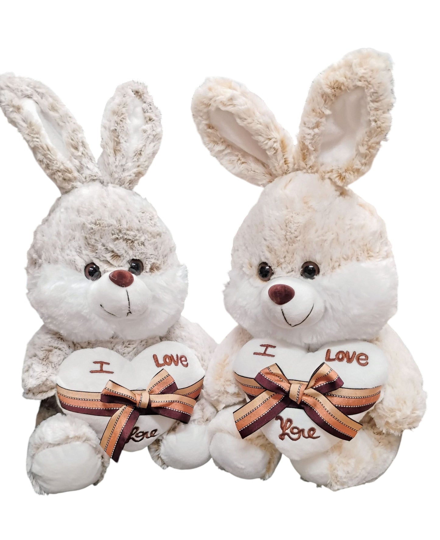 PLUSZOWY KRÓLIK Z SERCEM I LOVE YOU DUŻA MASKOTKA KRÓLIŚ 42CM E2506 EMAJ