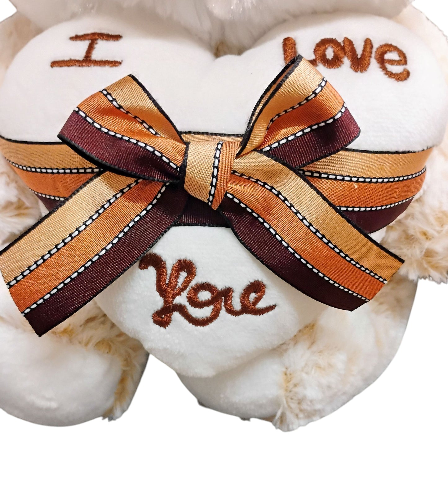 PLUSZOWY KRÓLIK Z SERCEM I LOVE YOU DUŻA MASKOTKA KRÓLIŚ 42CM E2506 EMAJ