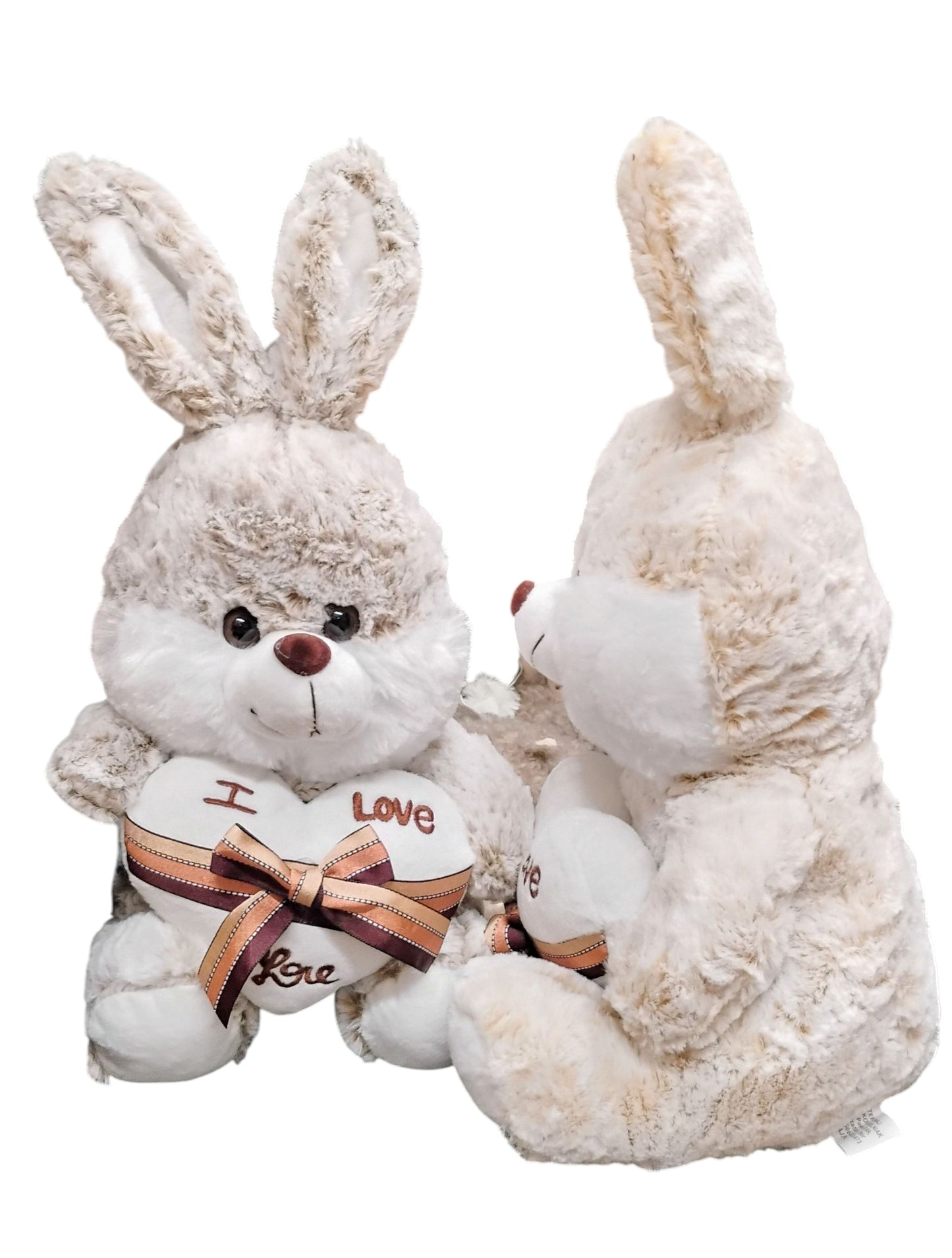 PLUSZOWY KRÓLIK Z SERCEM I LOVE YOU DUŻA MASKOTKA KRÓLIŚ 42CM E2506 EMAJ
