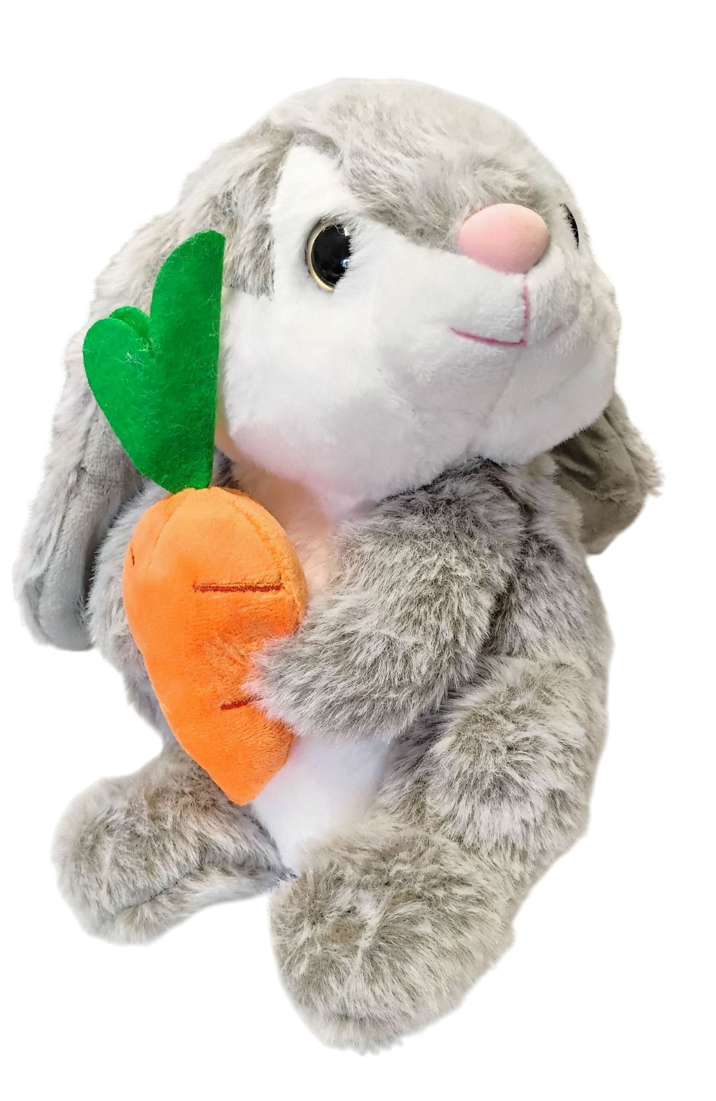 PLUSZOWY ZAJĄCZEK Z MARCHEWKĄ KRÓLIK MASKOTKA KRÓLICZEK 20cm E2724 EMAJ